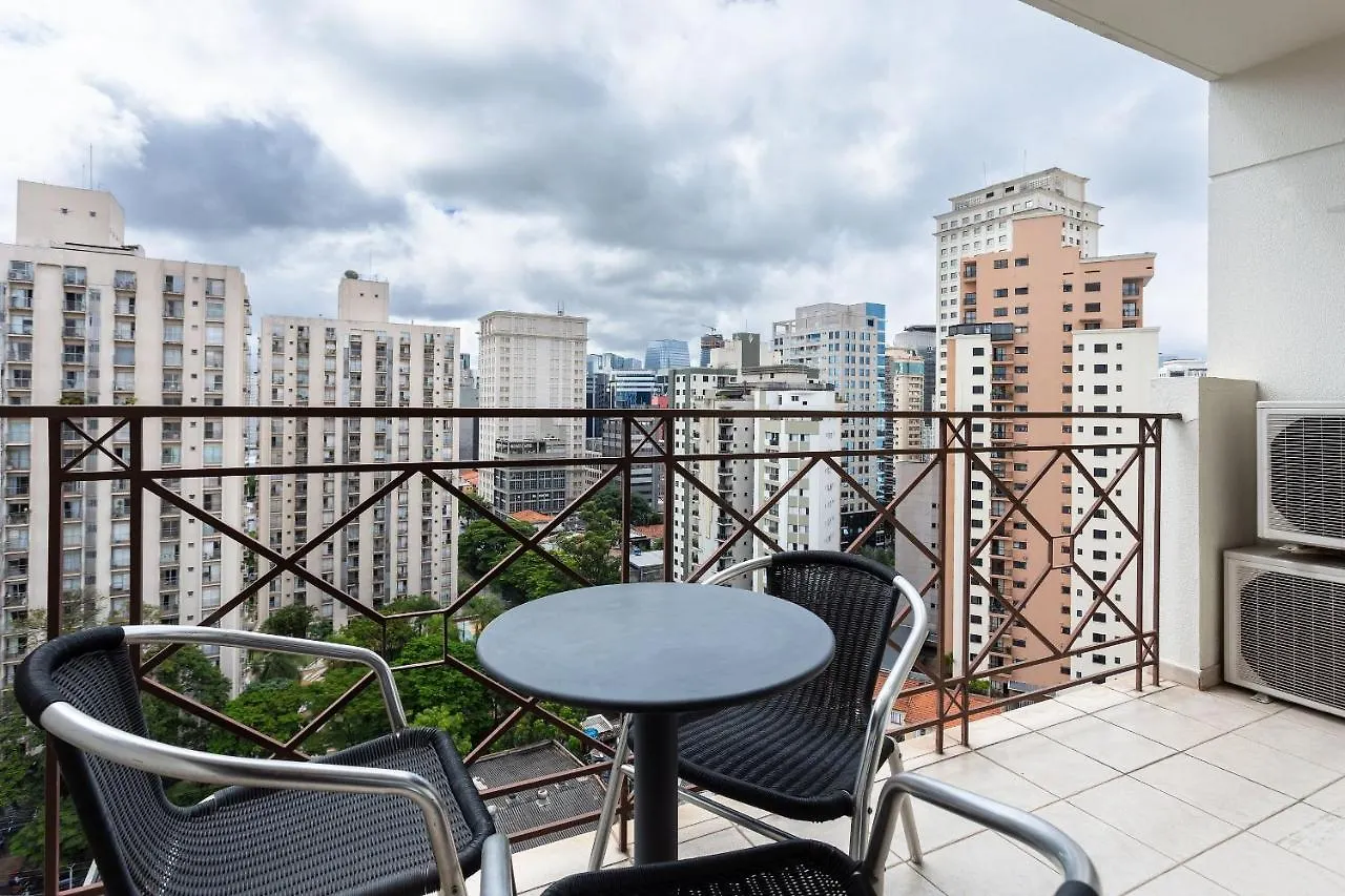 상파울루 Flat No Estilo! 14 Andar, Ac, Piscina, Academia 아파트